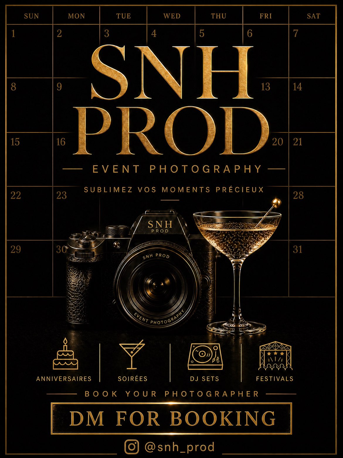 Portrait du photographe SNH Prod